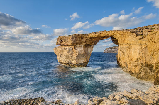 Azure Window in Gozo Island, Malta.