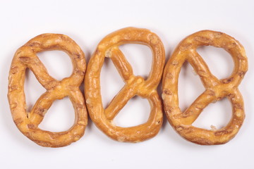 Drei Salzbrezeln
