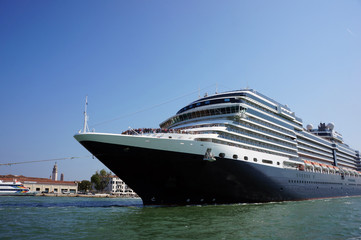 Cruise ship in Venice