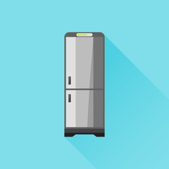 Refrigerator flat icon