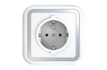 Power socket with ground pin