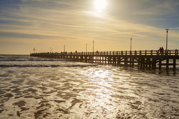 Obraz premium forte dei marmi pier view