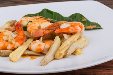 Shrimp and corn salad
