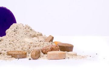 Whey protein and vitamins for recovery after exercise