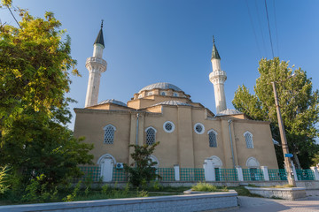 Fototapeta na wymiar Crimea. Evpatoria, Juma Jami Mosque Devlet Giray Khan