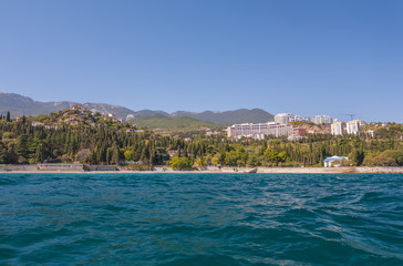 Obraz premium Adalary rocks in the Black Sea.