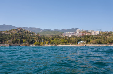 Fototapeta premium Adalary rocks in the Black Sea.