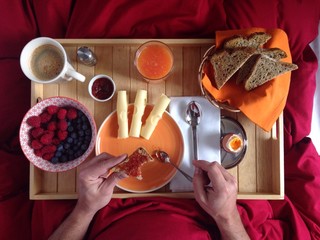 breakfast in bed