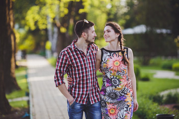 Obraz premium young couple in love