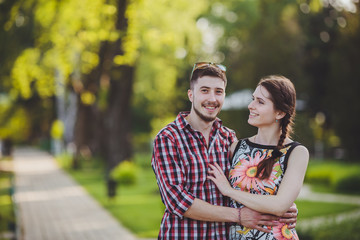 Obraz premium young couple in love