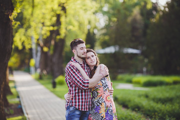 Fototapeta premium young couple in love