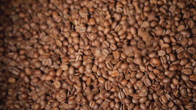 falling coffee