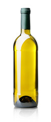 Wine bottle isolated on white