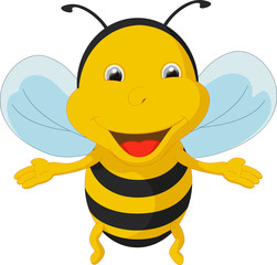 cute bee cartoon