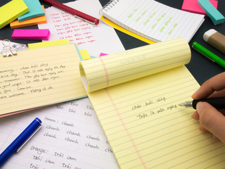 Writing New Language; Vietnamese