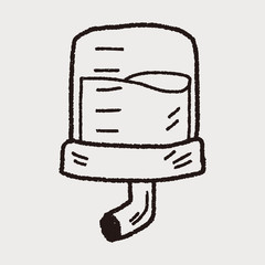 doodle pet drink water bottle