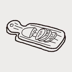 cutting board doodle