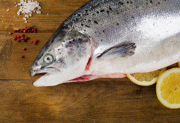 Atlantic Salmon  with lemon