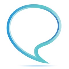 blue speech bubble
