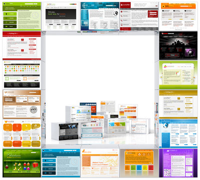 Webdesign, Templates, Vorlagen, Website, Werbung, Webtemplates