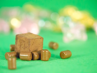 Small Chocolates ( Green Background )