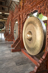 gong music instrument oriental Asian loud concept