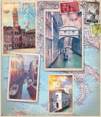 Foto auf Acrylglas Phantasie Urlaub in Italien und Venedig Serie