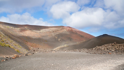 Timanfaya National Park in Lanzarote, Canary Islands, Spain