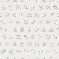 space line icon pattern set