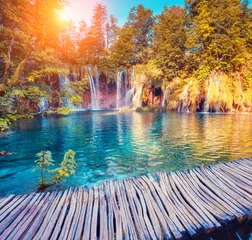 Wall murals Waterfalls Plitvice Lakes National Park