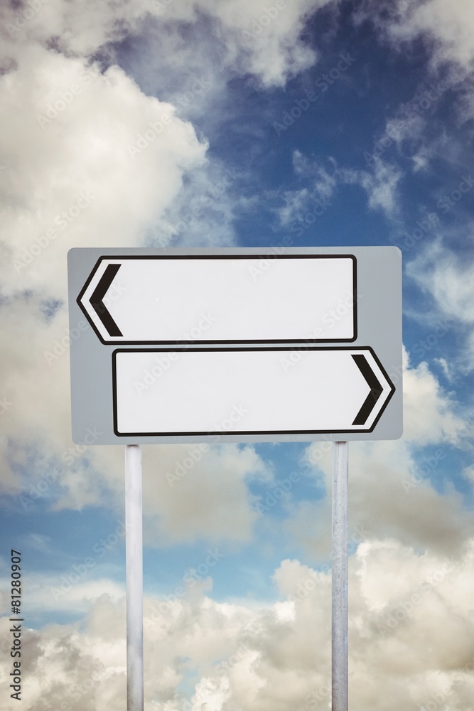 Poster Signpost arrows with copy space
