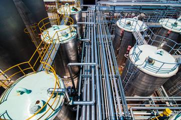 Oil Tank Factory plant.