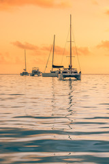 Recreational Yacht at the Indian Ocean