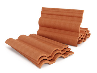 Red roof tile