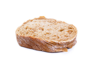 Bread on a white background.
