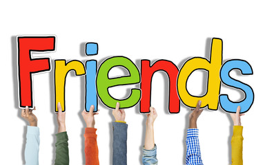 Multiethnic Group Hands Holding Friends Concept