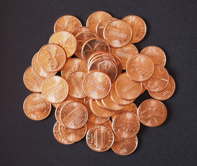 Dollar coins 1 cent wheat penny cent