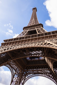 Eiffel Tower Tour Eiffel Famous Tourism Landmark in Paris France