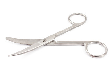 Nail scissors isolated on  white