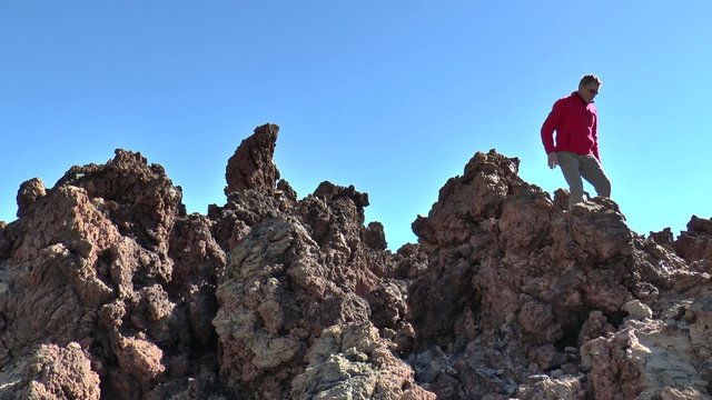 sur un volcan