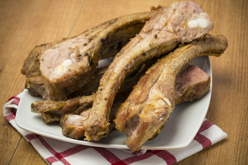 Plato de costillas