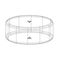 3d wireframe render object