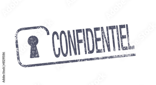 Tampon Rouleau Confidentiel - Masque Vos Infos Personnelles Sur Enveloppes Et Documents - Avec Encre Rechargeable