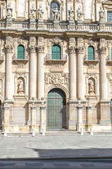 Obraz premium Main door of Cathedral in Jaen, Andalusia, Spain