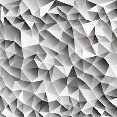 Obraz premium 3d abstract shining ice cubes vector geometric web background