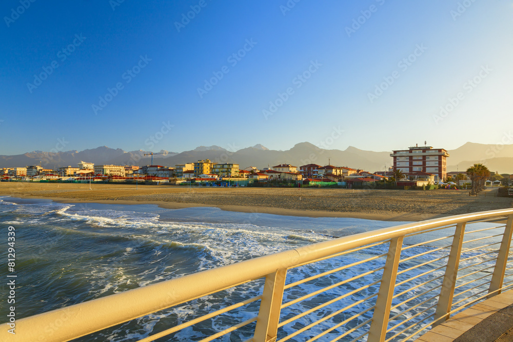 Canvas Prints lido di camaiore pier