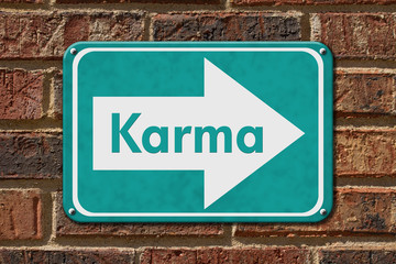 Fototapeta premium Karma Sign