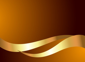 Festival Golden Wave Design Template