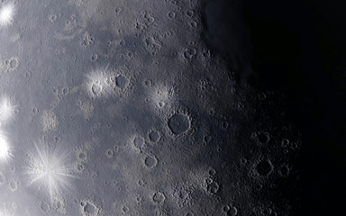 Moon surface