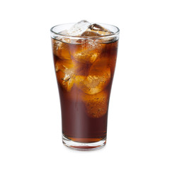 Full glass of cola